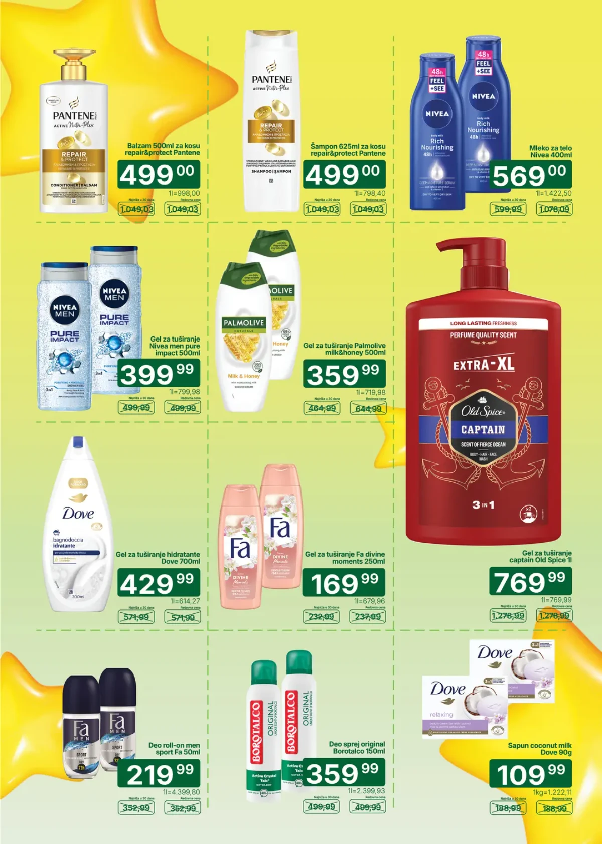 Univerexport katalog do 30.08.2026. – Pantene, Nivea, Dove, Palmolive i proizvodi za negu