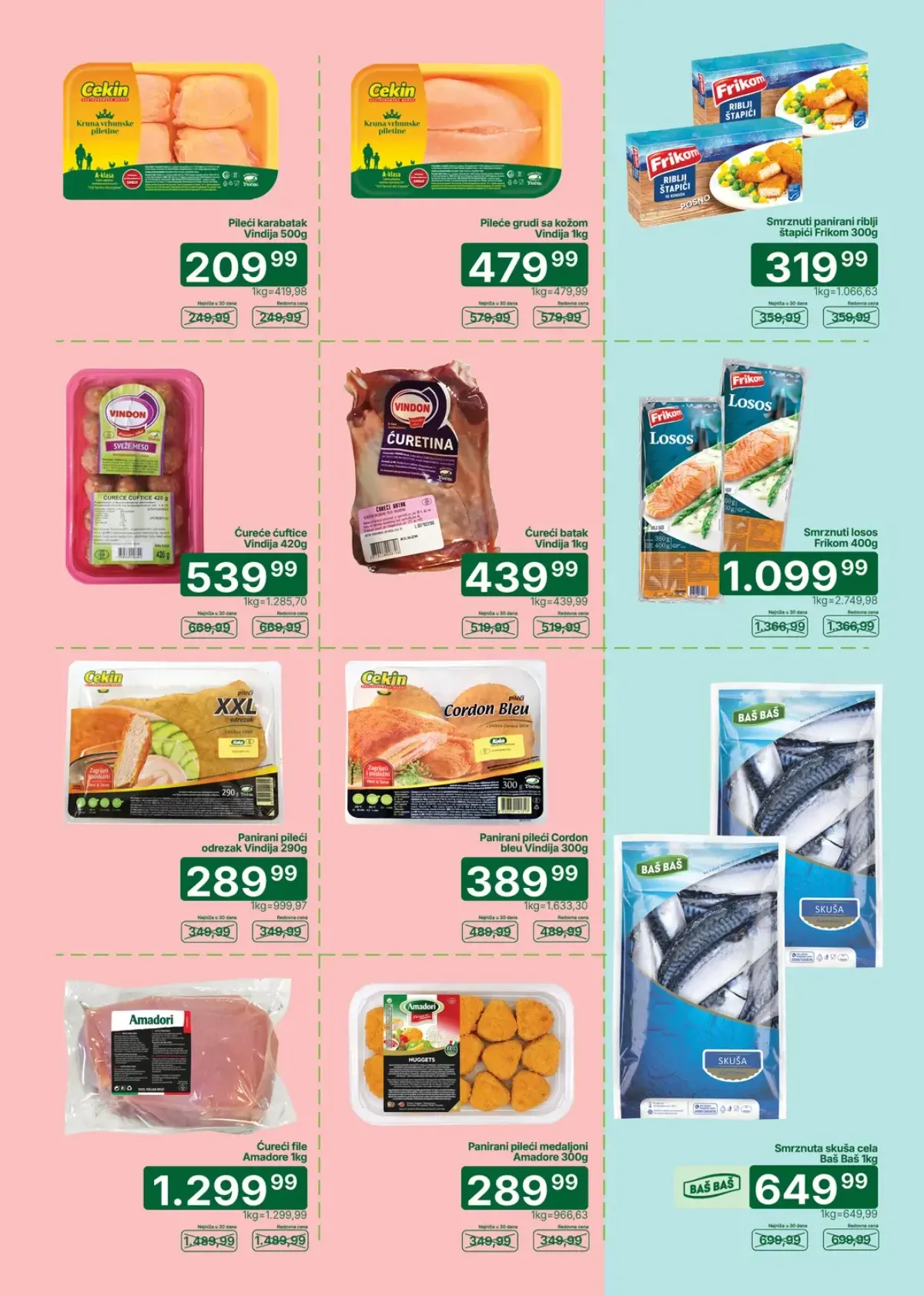 Univerexport katalog – strana 3 sa aktuelnim akcijama i sniženim cenama.