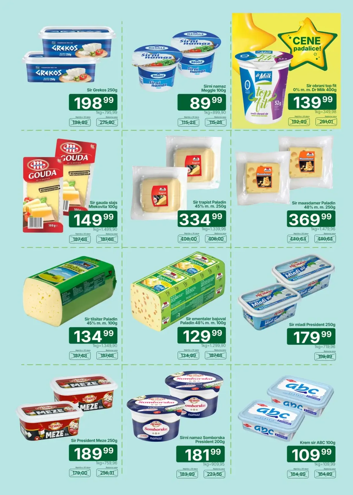 Univerexport katalog – strana 9 sa aktuelnim akcijama i sniženim cenama.
