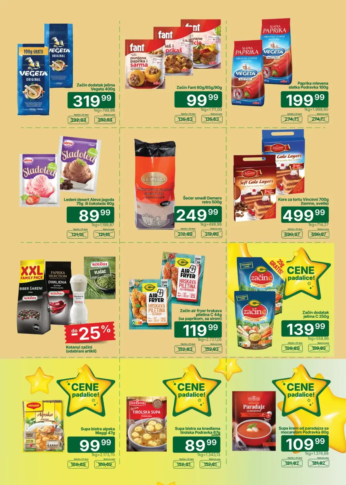 Univerexport katalog – strana 12 sa aktuelnim akcijama i sniženim cenama.