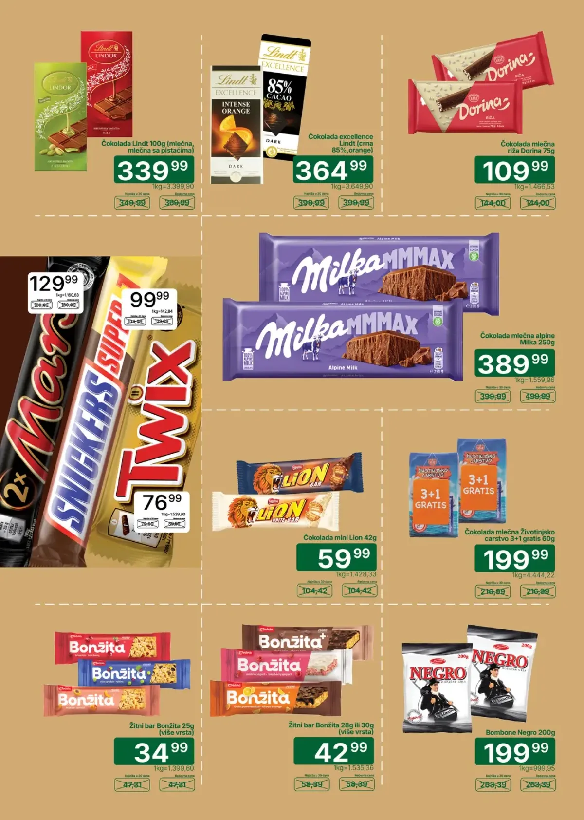 Univerexport katalog – strana 18 sa aktuelnim akcijama i sniženim cenama.