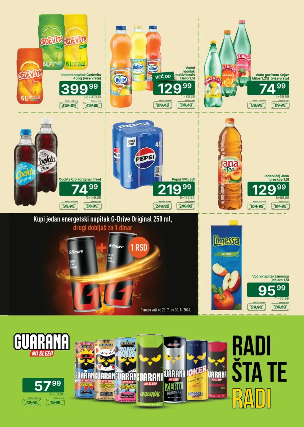 Univerexport katalog – strana 22 sa aktuelnim akcijama i sniženim cenama.