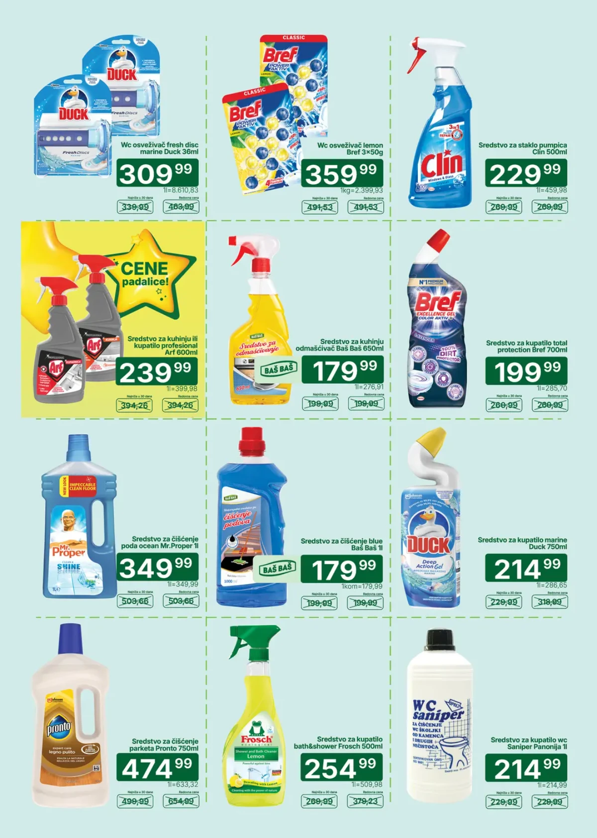 Univerexport katalog – strana 29 sa aktuelnim akcijama i sniženim cenama.