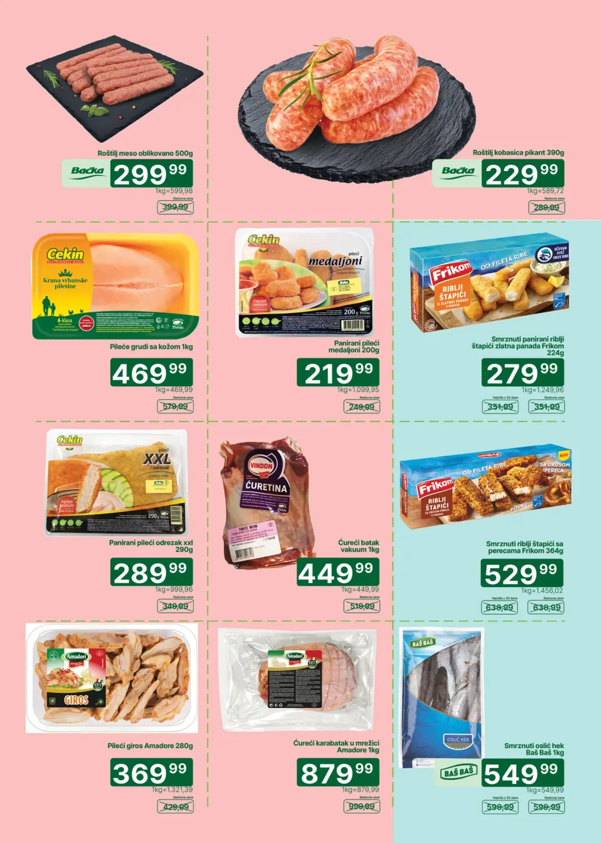 Univerexport katalog sa akcijama na meso, ribu i zamrznuti program