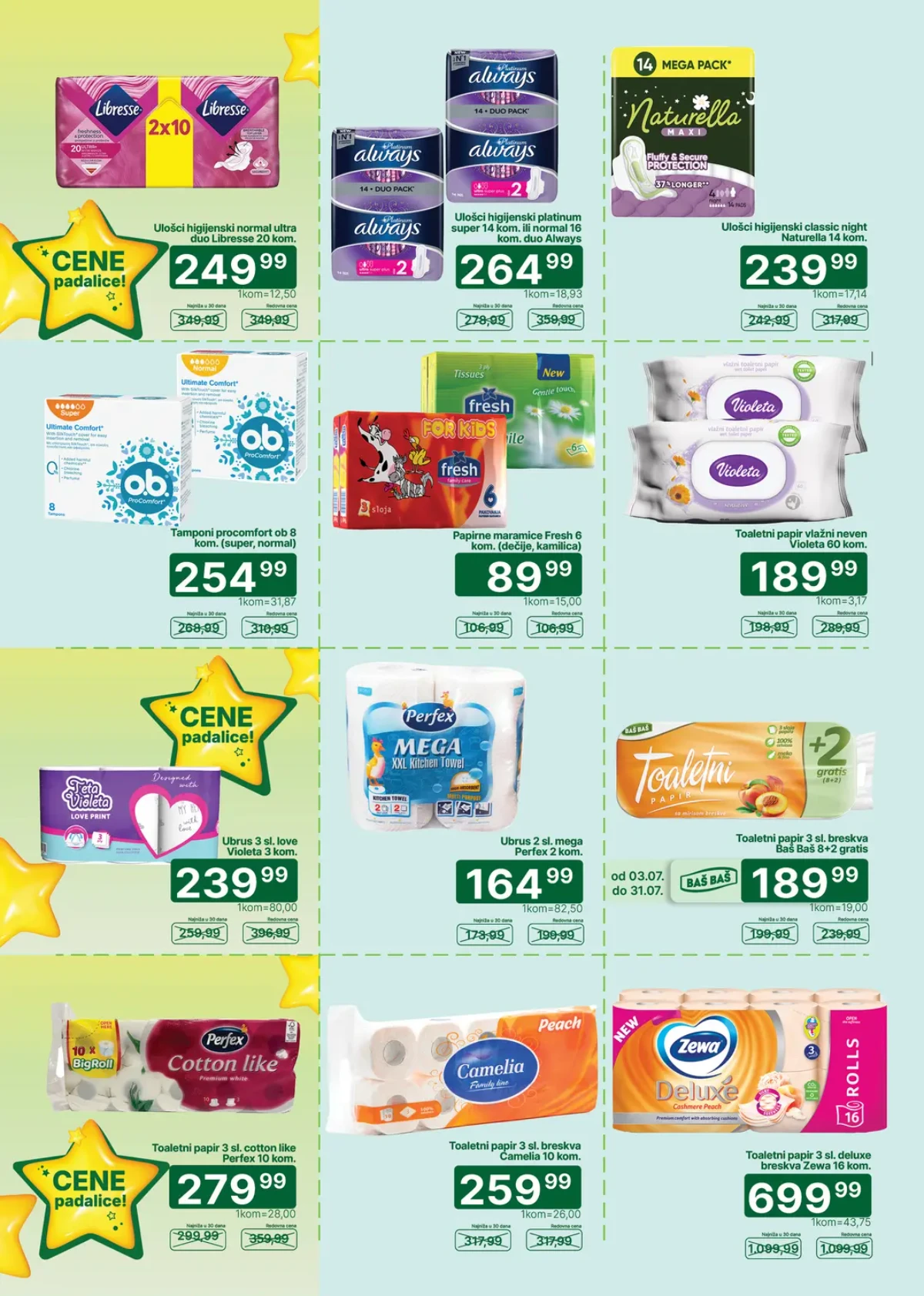 Univerexport katalog strana 30 – pregled novih sniženja