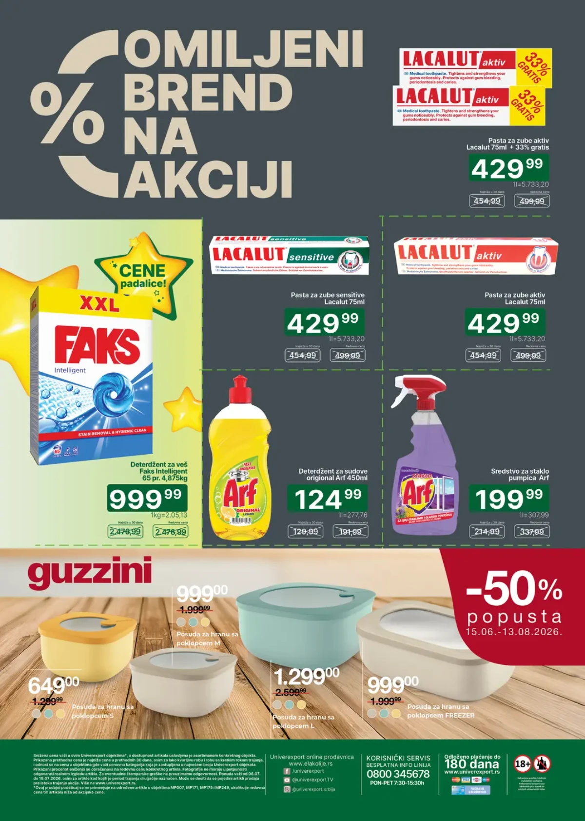 Univerexport katalog strana 32 – završna ponuda i akcije