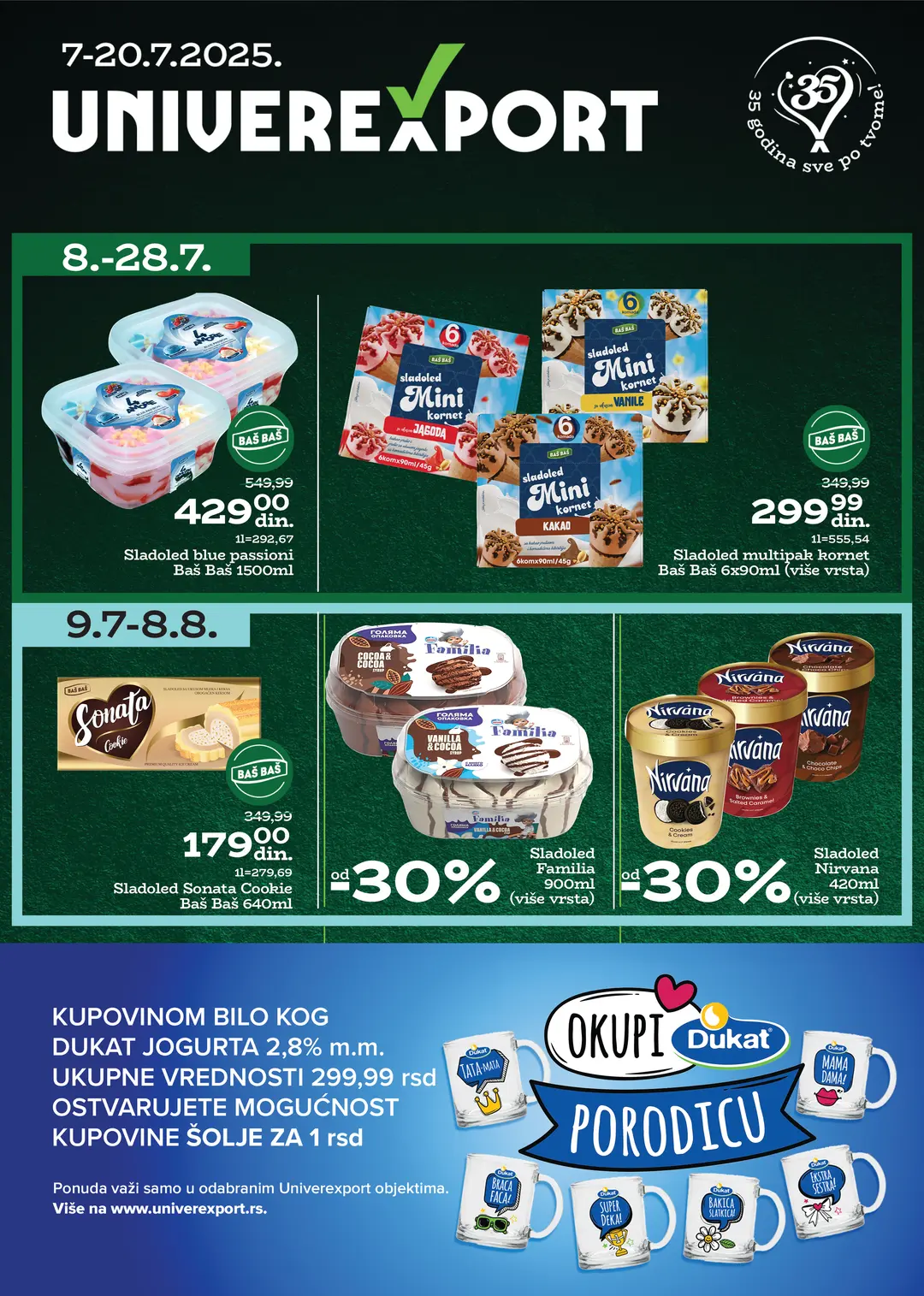 UNIVEREXPORT akcija Katalog sniženja do 20.07.2025