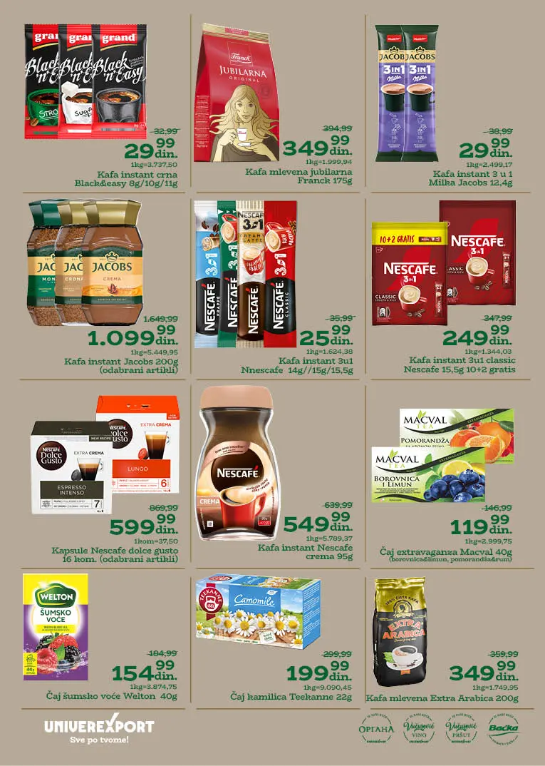 Univerexport Snizeno katalog Univerexport akcija i katalog