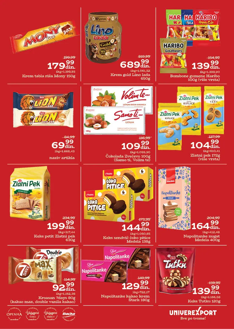 Univerexport Snizeno katalog Univerexport akcija i katalog