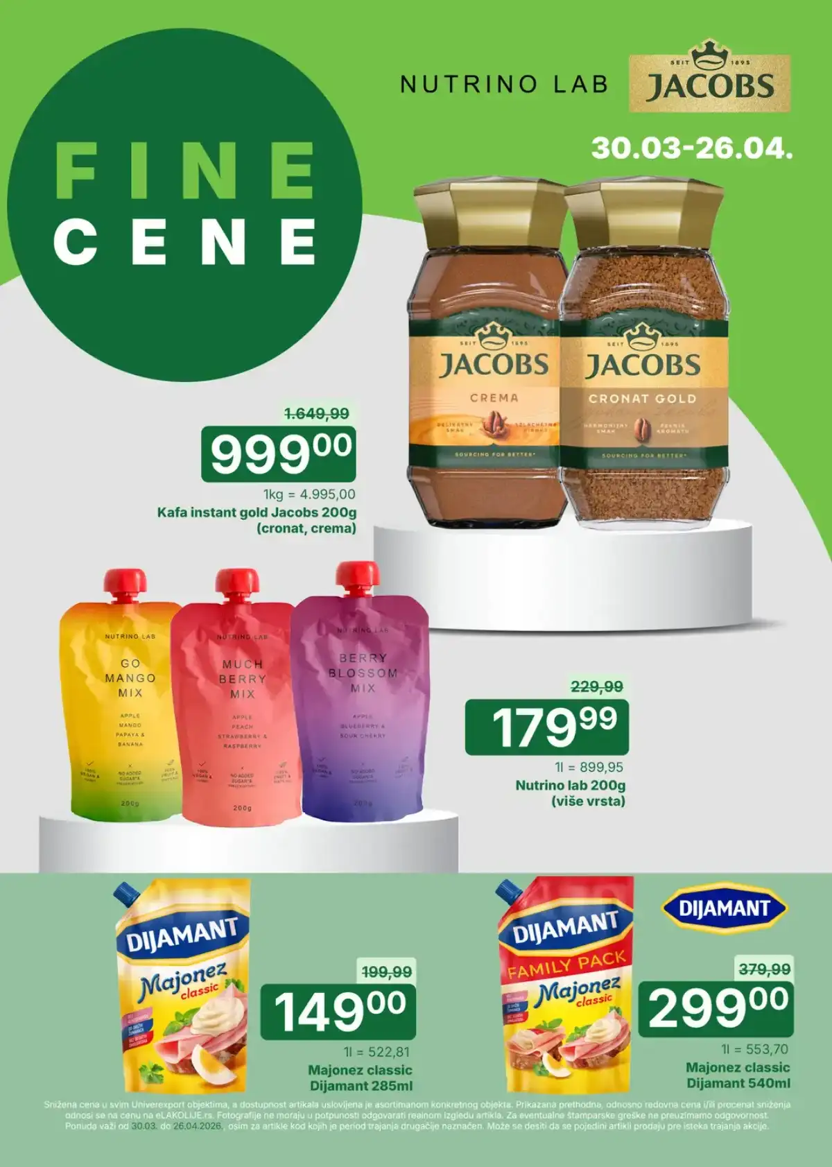 Univerexport akcija – novi katalog velikih sniženja do 26.04.2026