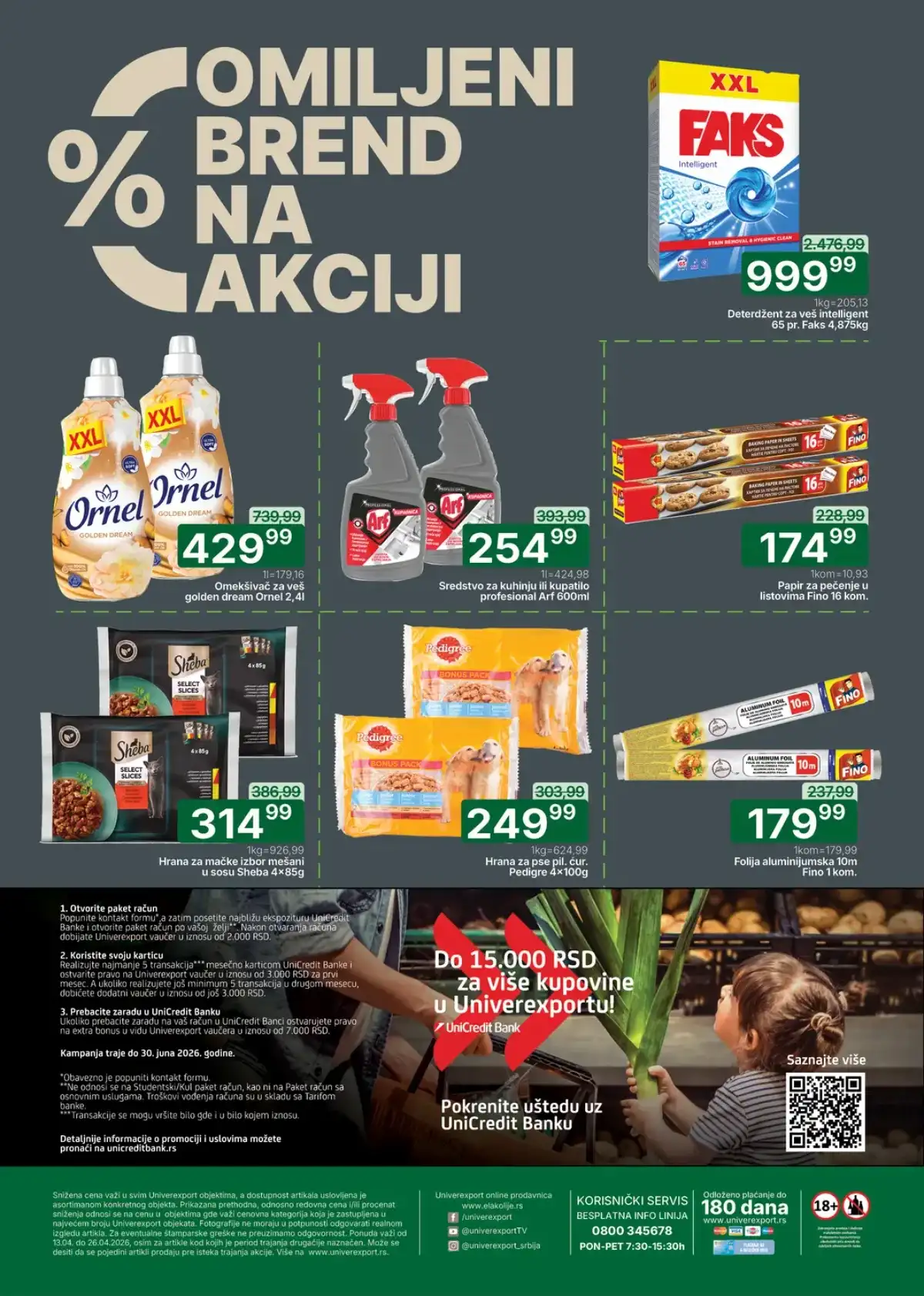 Univerexport akcija – novi katalog velikih sniženja do 26.04.2026