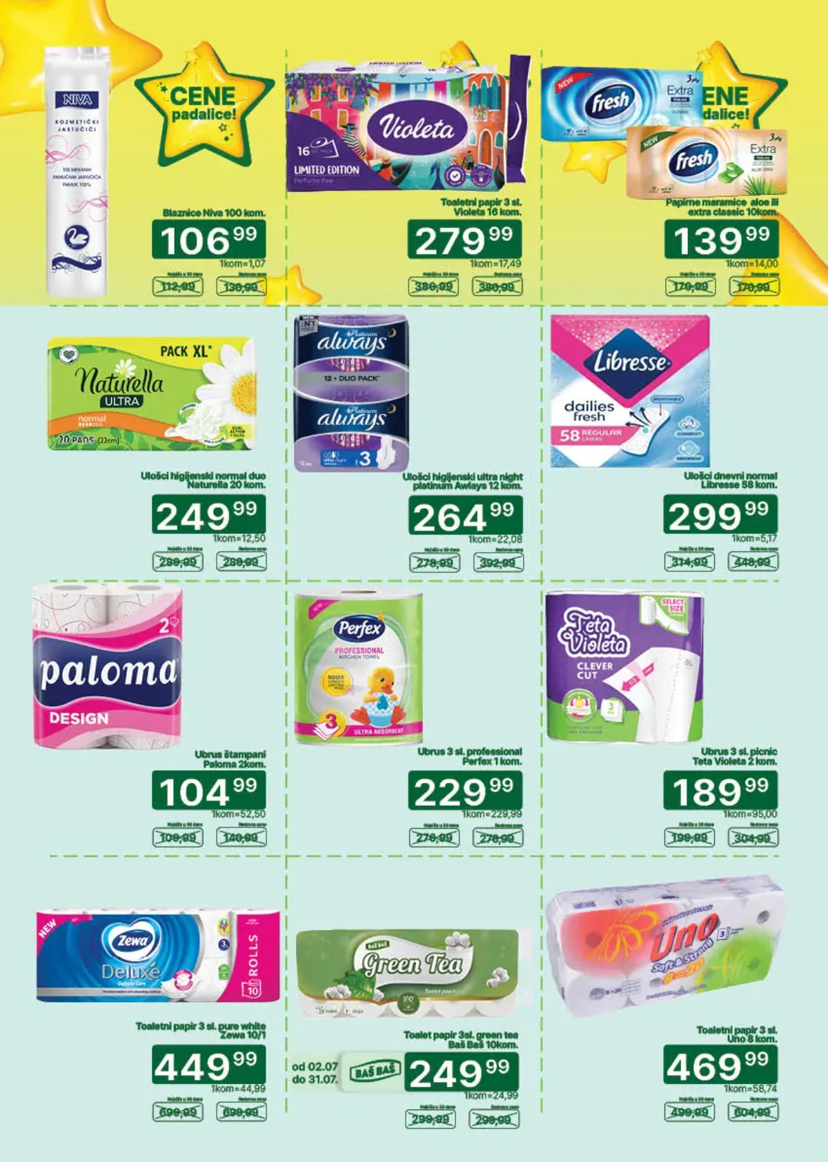 Univerexport katalog strana 30 – pregled novih sniženja
