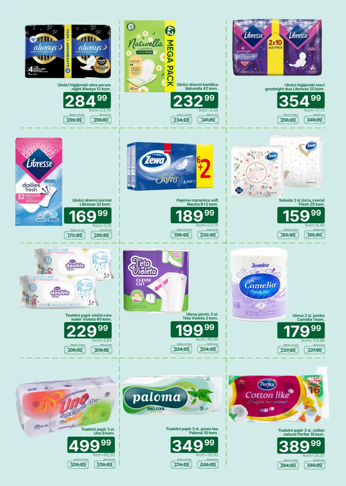 Univerexport katalog strana 30 – pregled akcijskih cena