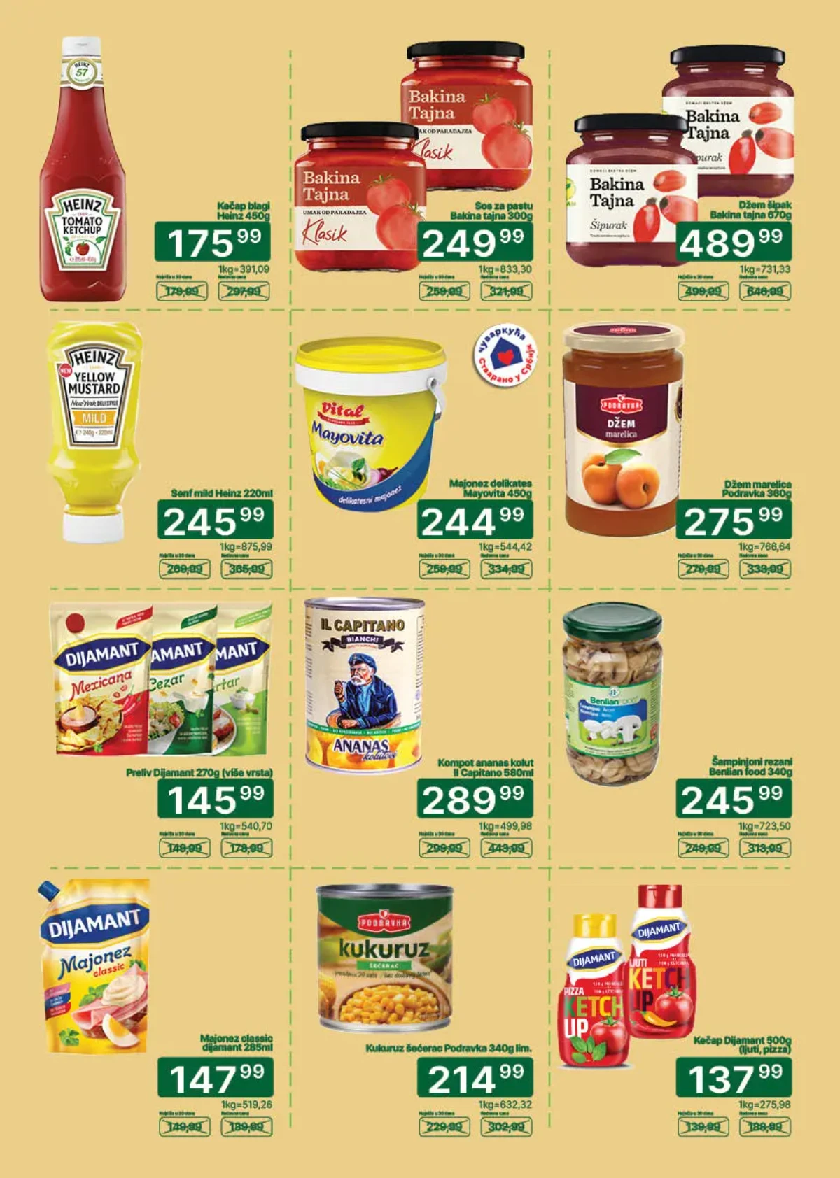 Univerexport katalog do 07.06.2026 – majonez, kečap, ajvar i masline po sniženim cenama
