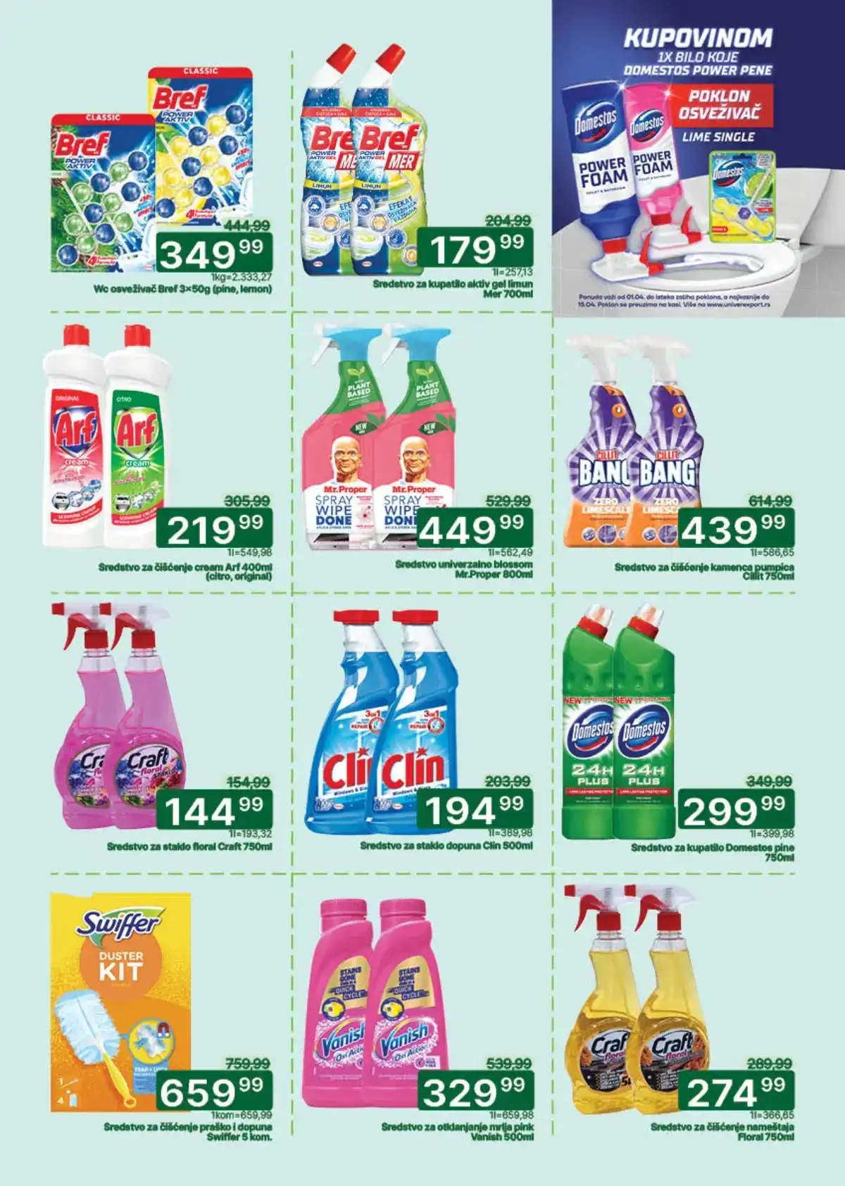 Univerexport akcija – novi katalog velikih sniženja do 12.04.2026