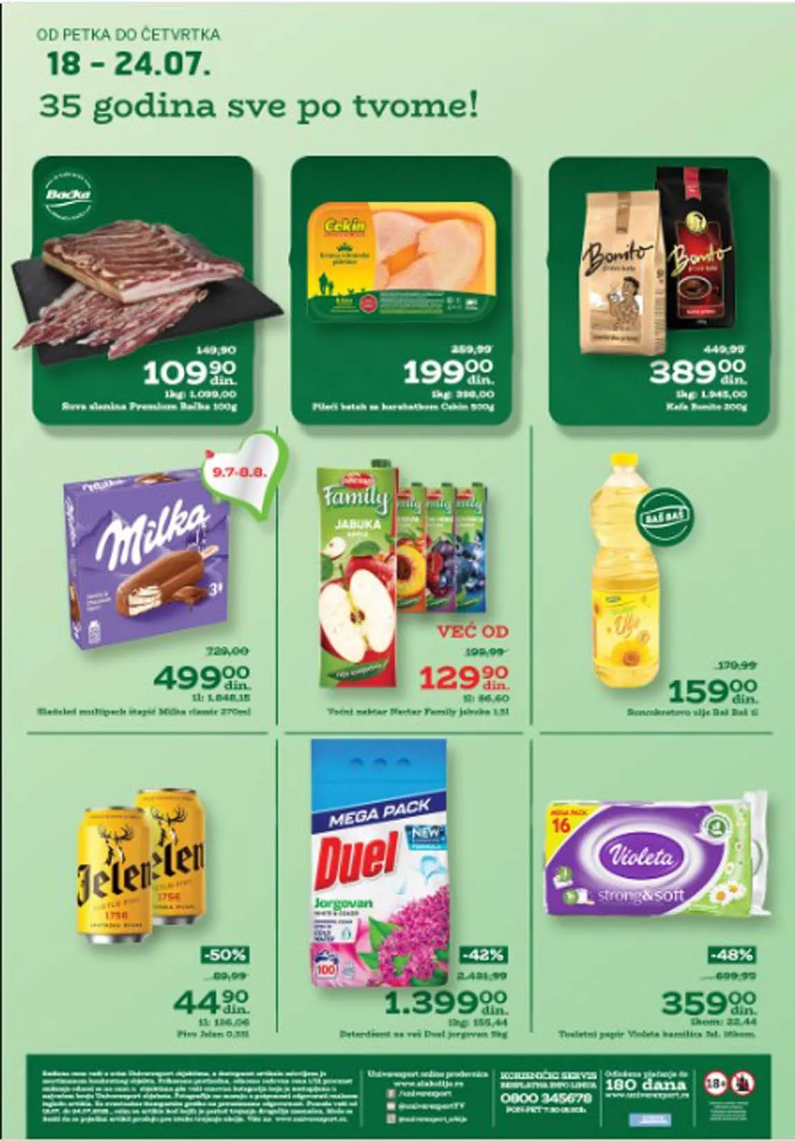 katalog Univerexport snizenja nedeljna