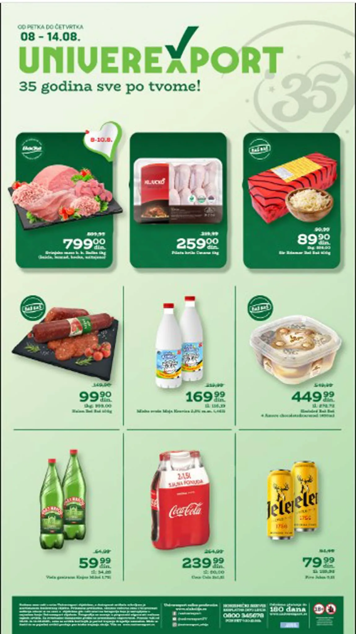 katalog Univerexport snizenja nedeljna