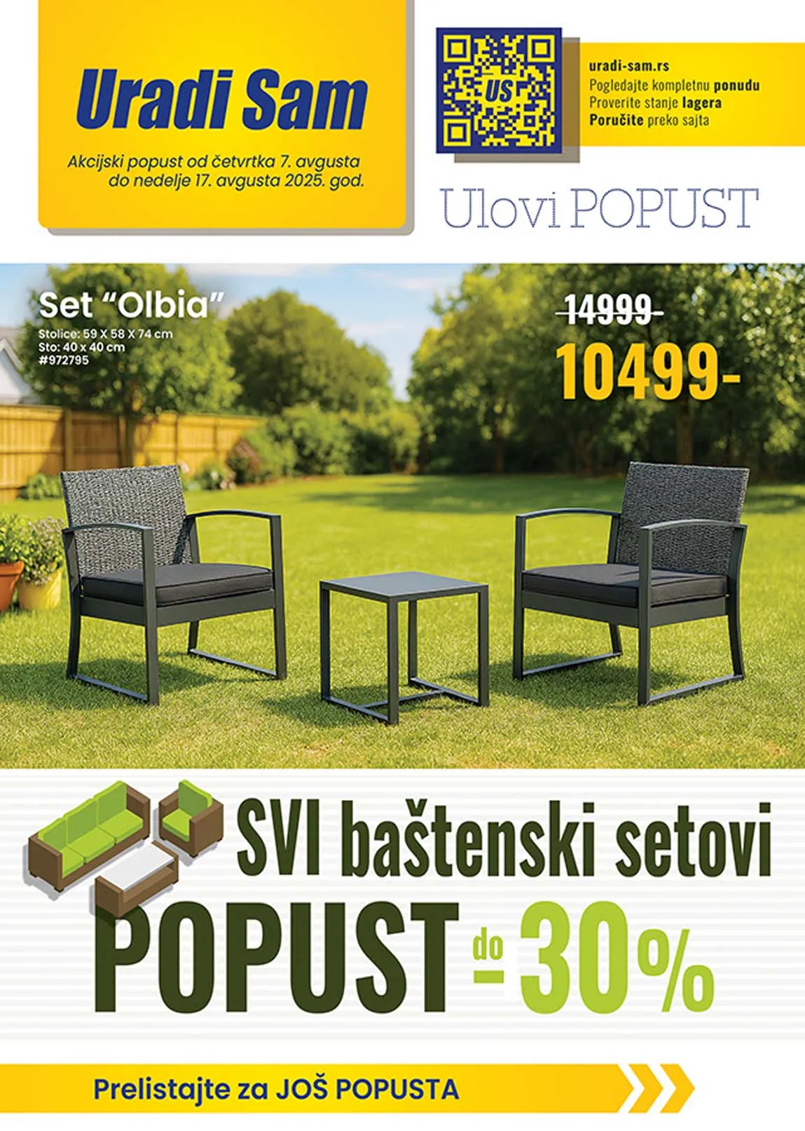 Uradi Sam Akcija – Katalog sniženja do 17.08.2025.