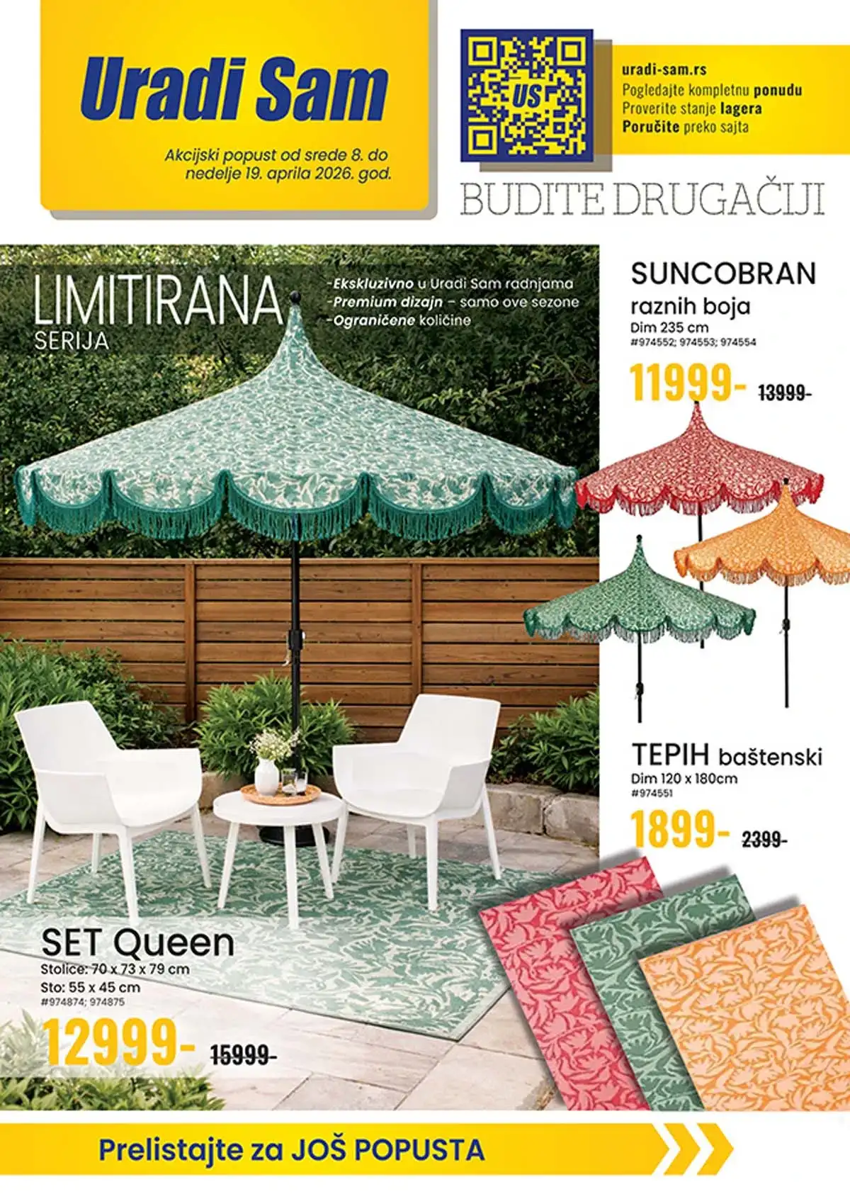 Uradi Sam katalog sniženja alat i oprema za dom april 2026 – strana 1