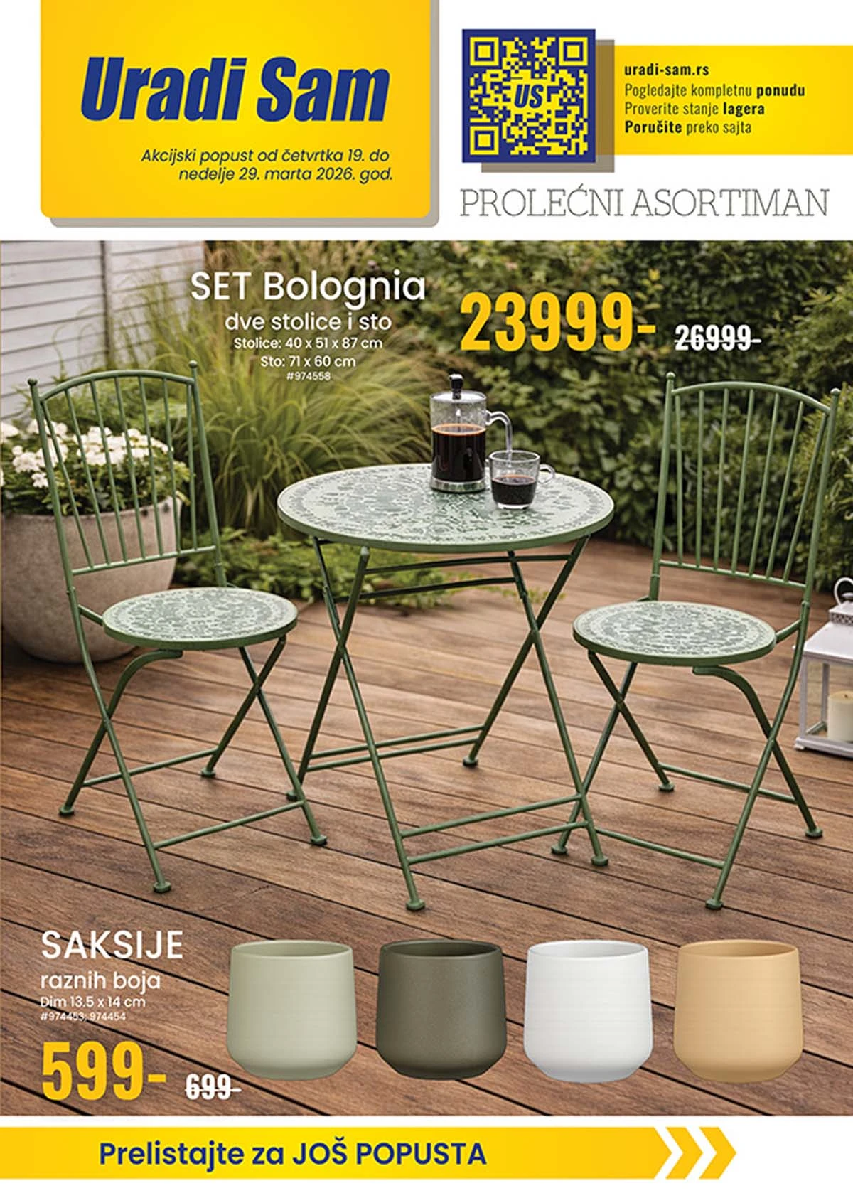 Uradi Sam katalog sniženja alat i oprema za dom mart 2026 – strana 1