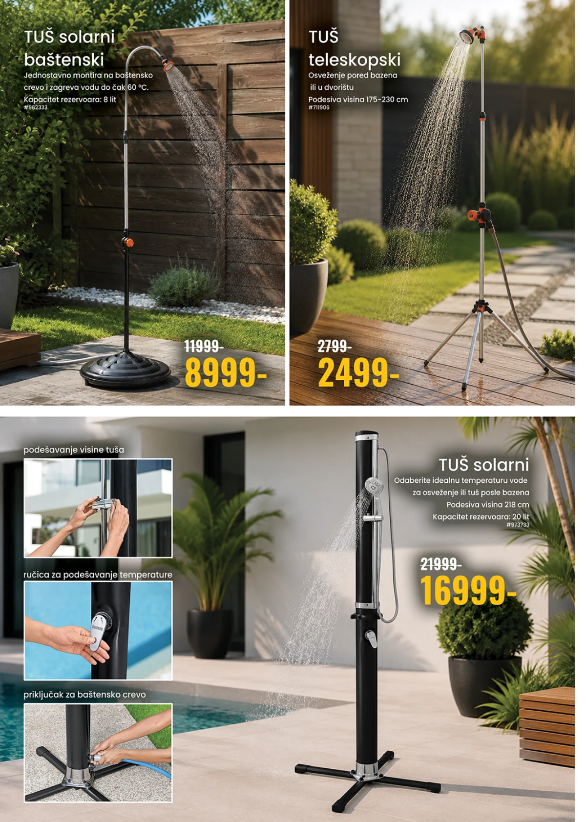 Uradi Sam solarni tuševi za baštu i bazen – katalog strana 2