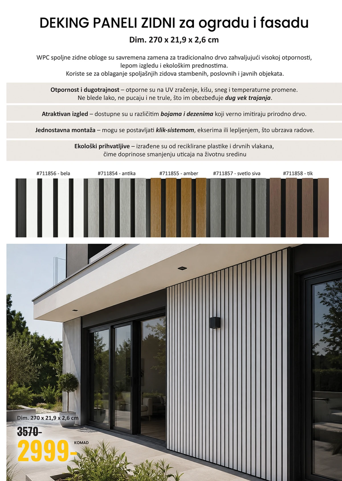 Uradi Sam WPC paneli i deking fasadne obloge – katalog strana 3