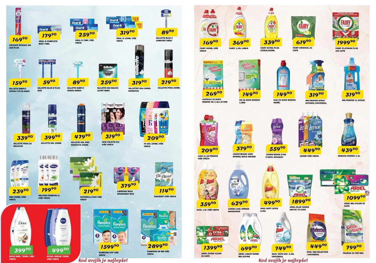 DIMA katalog – kućna hemija, deterdženti i proizvodi za higijenu