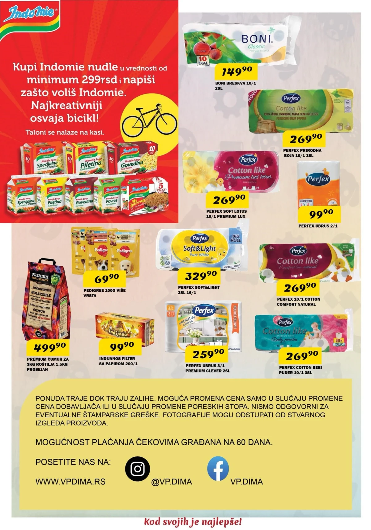 DIMA katalog – Perfex proizvodi, pet food i kućne potrepštine