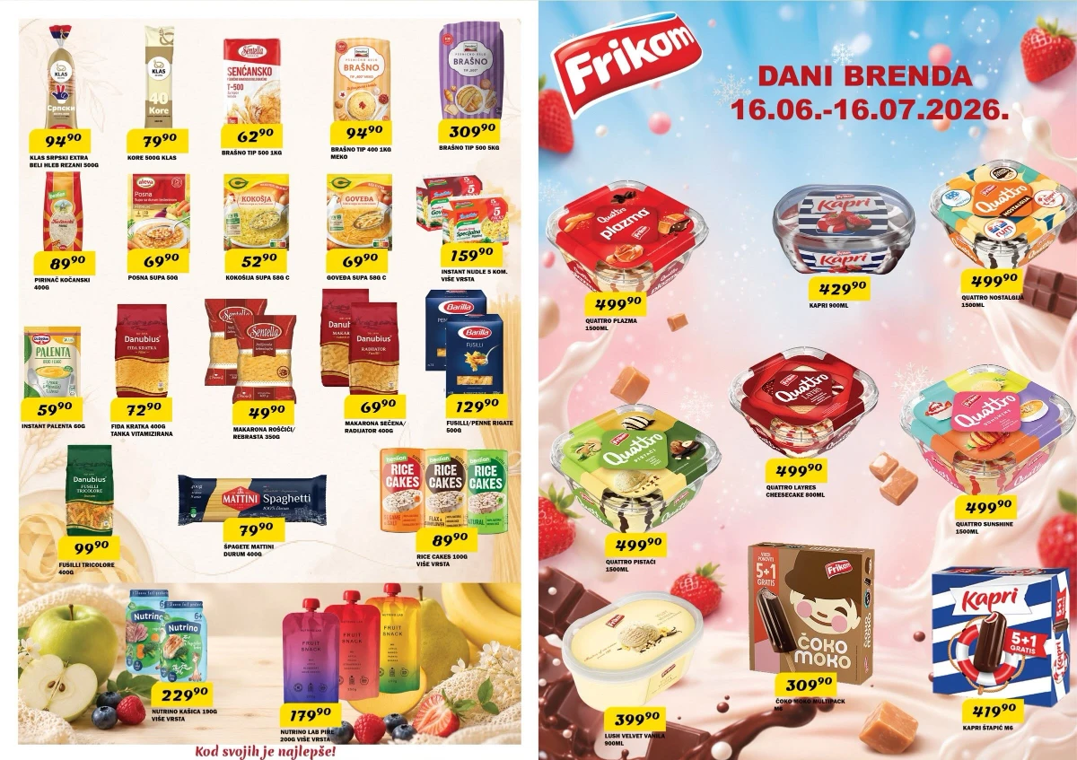 DIMA katalog – prehrambeni proizvodi i Frikom Dani brenda