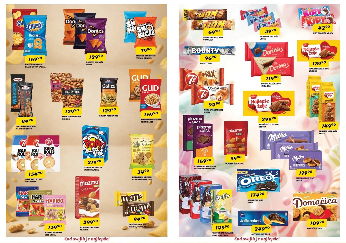 DIMA katalog – slatkiši, grickalice i konditorski proizvodi