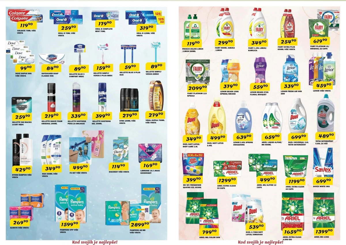 DIMA katalog – kućna hemija, deterdženti i proizvodi za higijenu