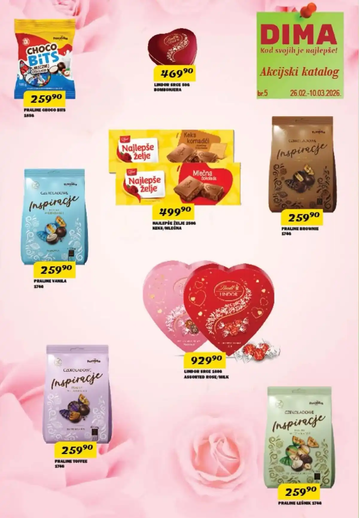 DTL Dima akcija katalog Srbija sniženja do 10. marta 2026 prva strana