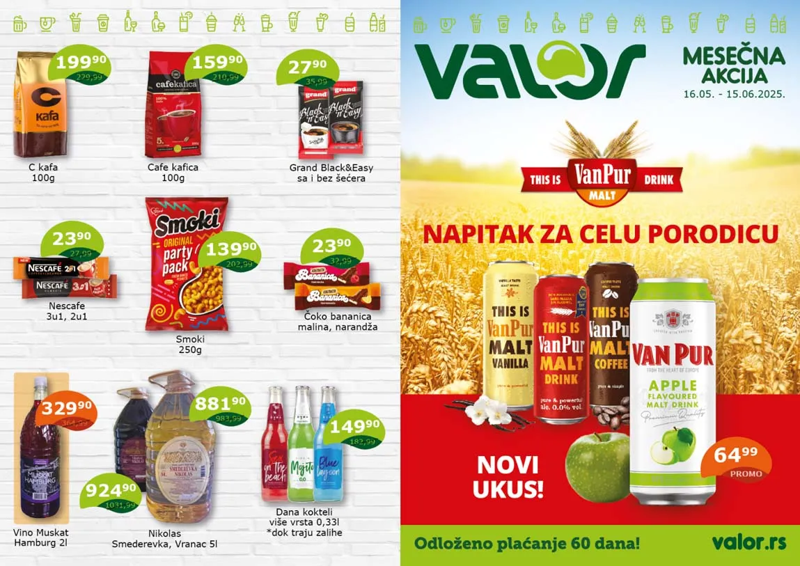 VALOR SNIZENJA KATALOG AKCIJA