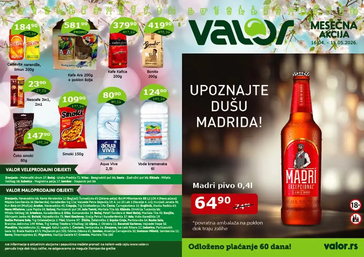 VALOR KATALOG AKCIJA