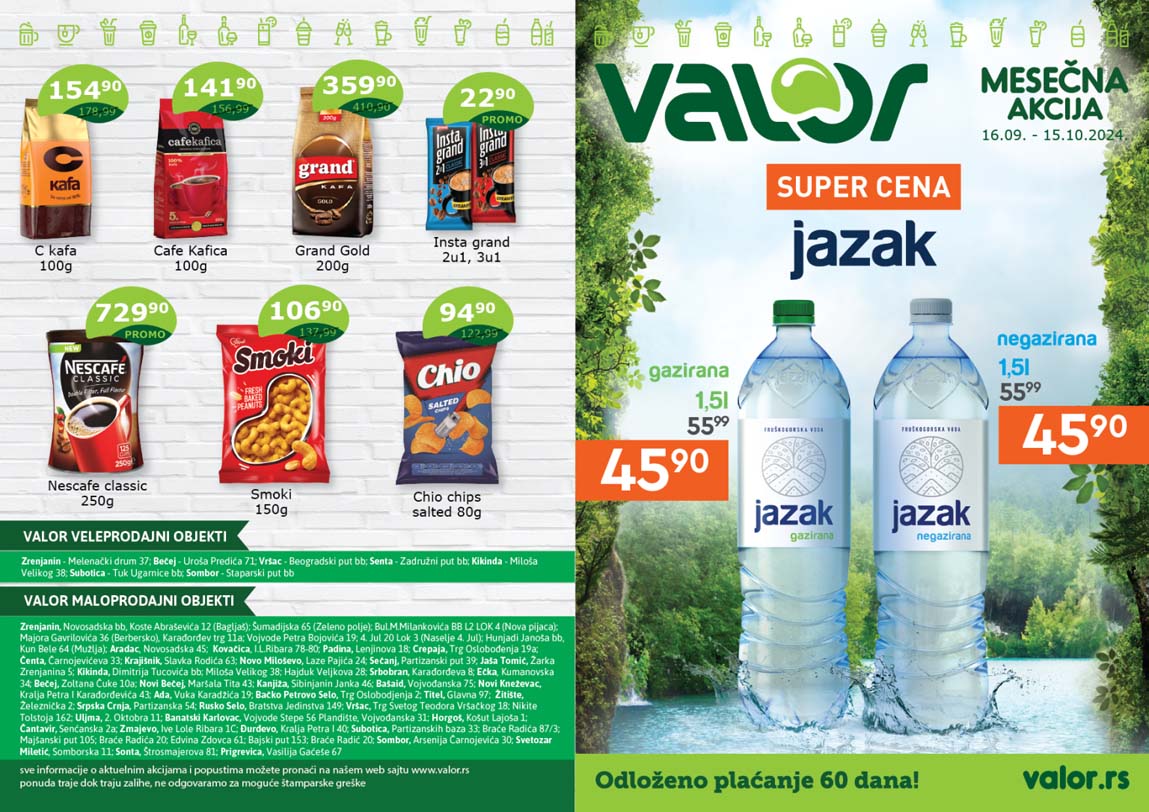 VALOR SNIZENJA KATALOG AKCIJA