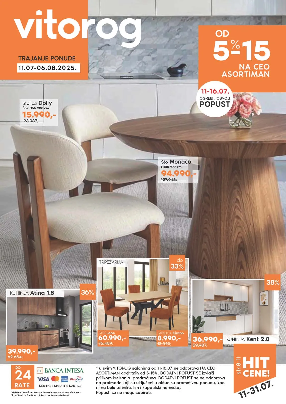 VITOROG Akcija Letnji Katalog Nameštaja do 06.08.2025