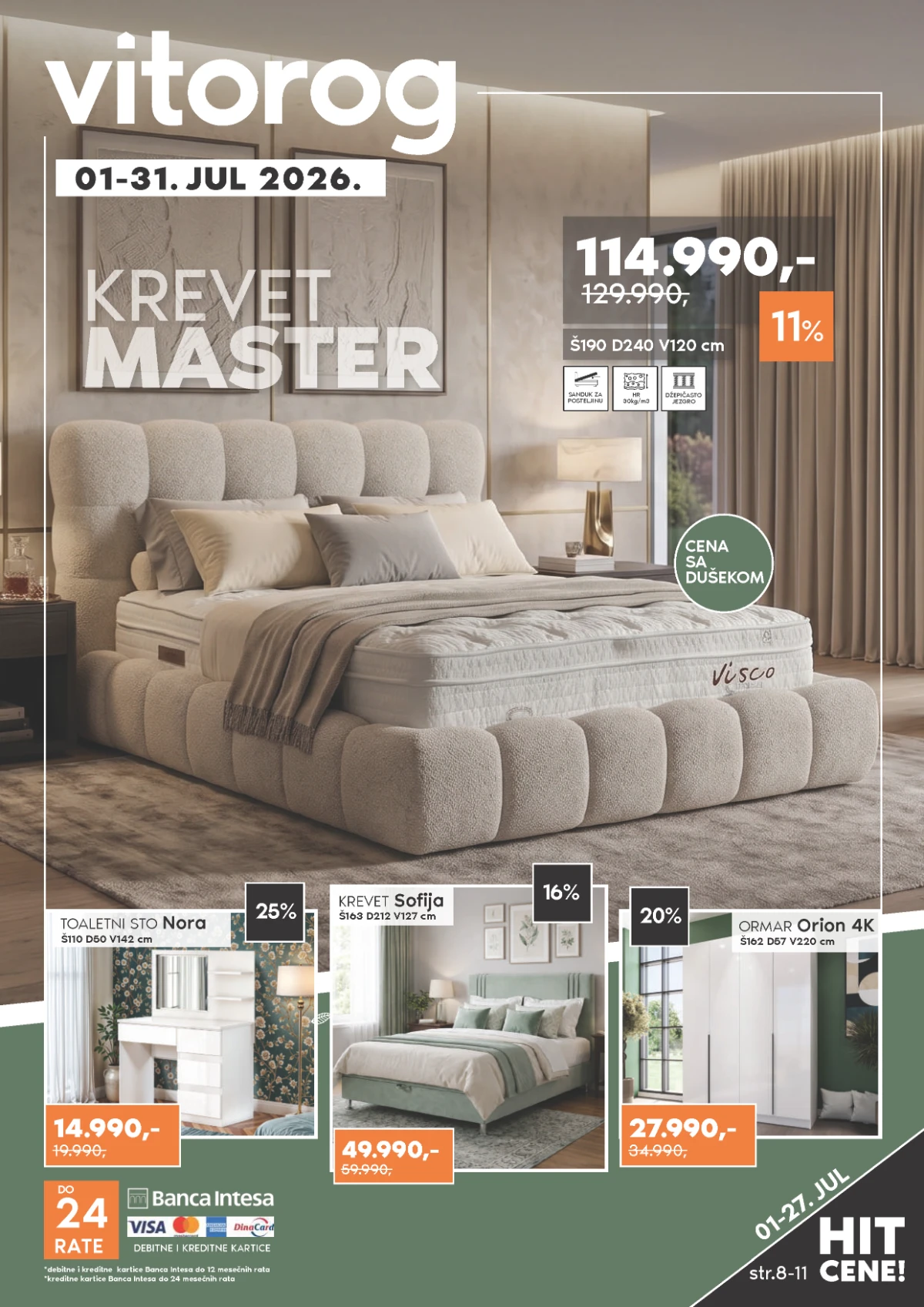 Vitorog katalog – HIT cene i premium nameštaj do 31.07.2026. godine