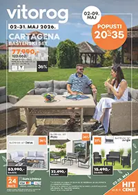 Vitorog katalog maj 2026 – garniture, kuhinje i baštenski nameštaj na akciji do 31.05.2026