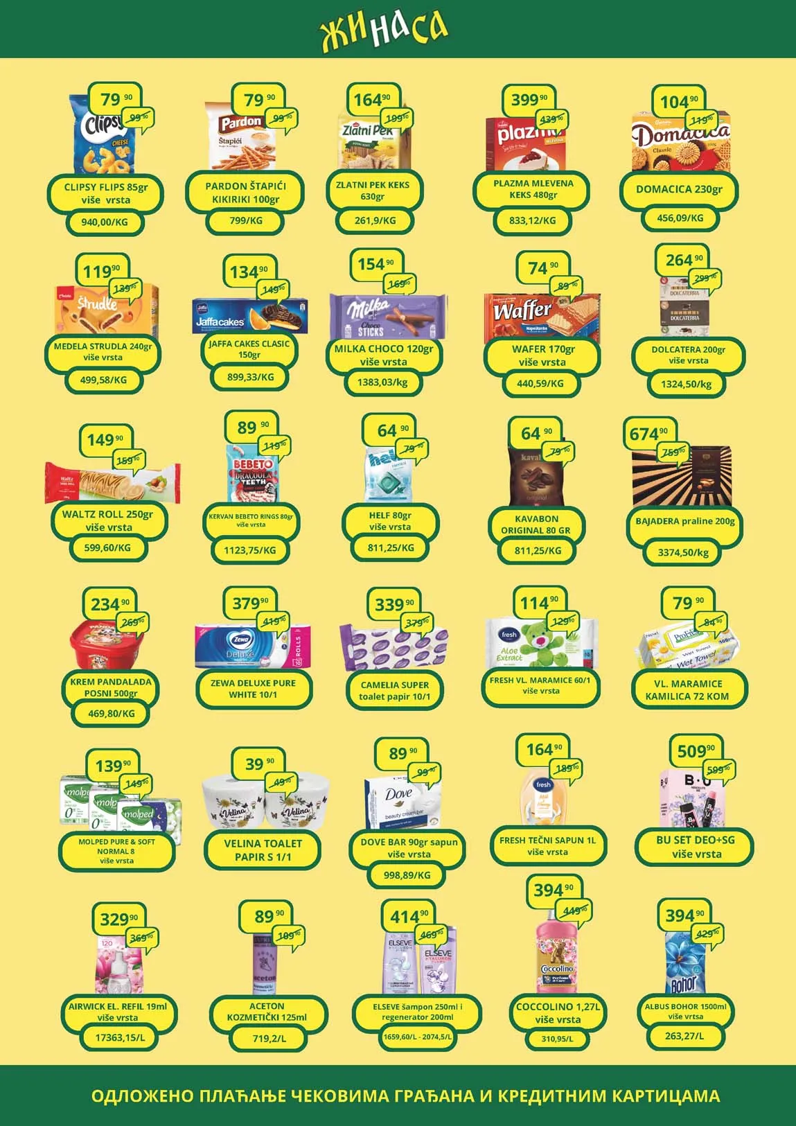 Snizenja Zinasa marketi popusti i niske cene Katalog ŽINASA sniženja