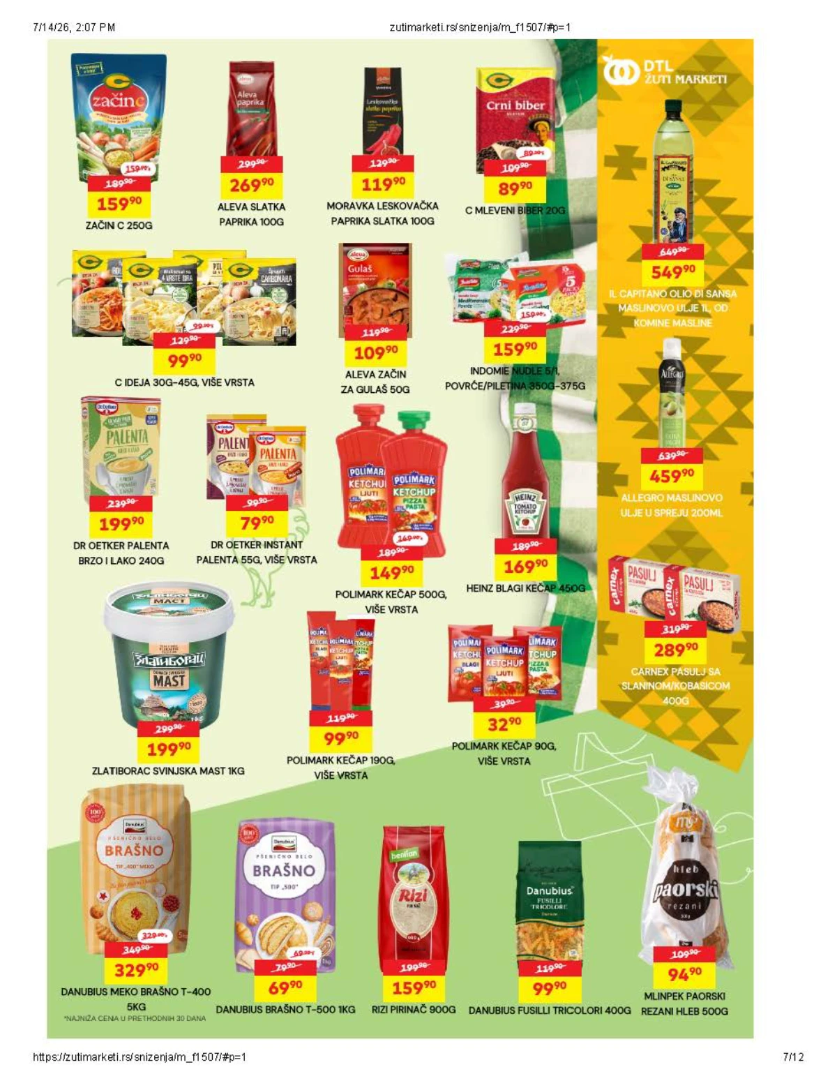 DTL Žuti Marketi katalog strana 2 DTL Žuti Marketi katalog strana 2