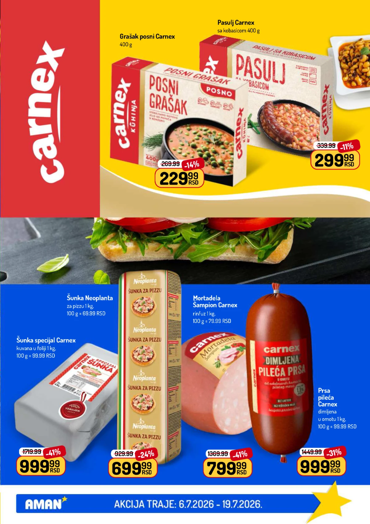 Aman akcija na mleko, jogurt i mlečne proizvode