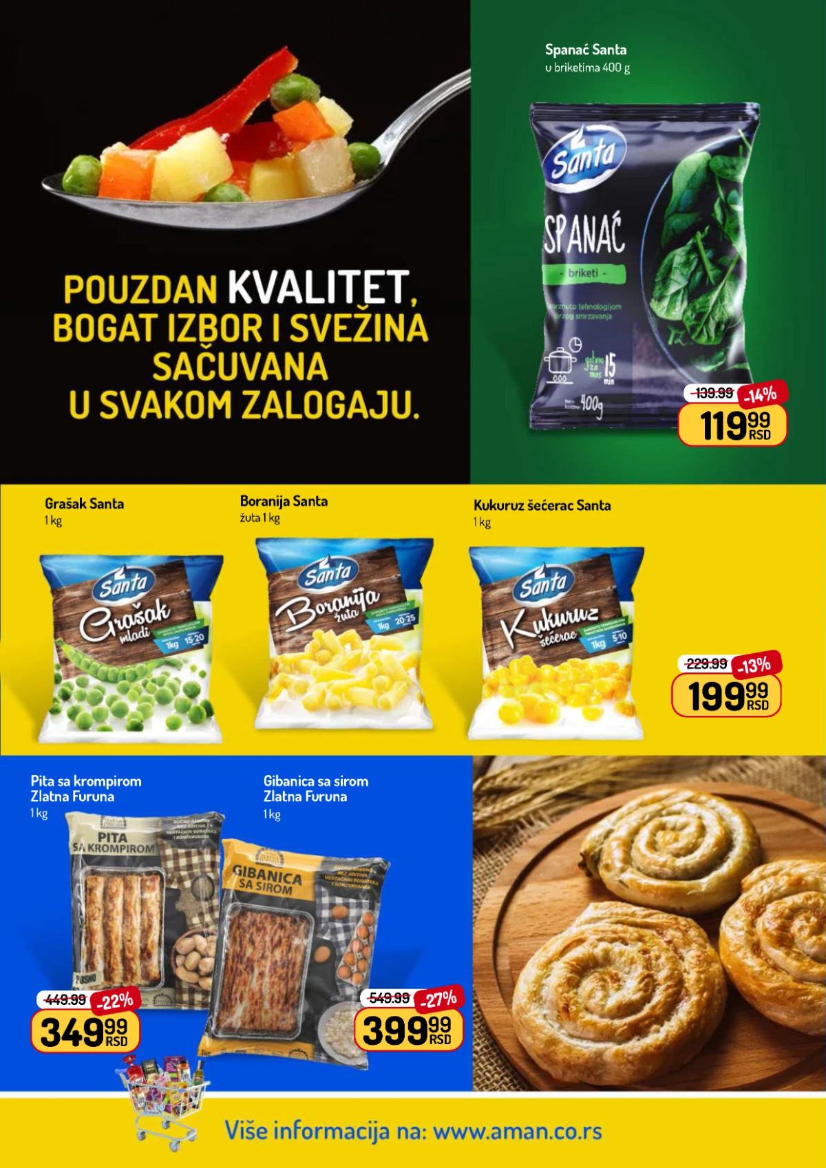 Aman katalog – akcijska ponuda prehrambenih proizvoda