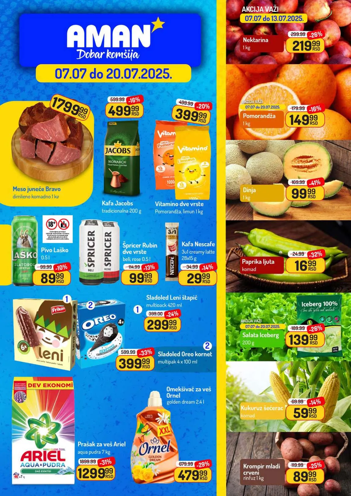 Aman akcija – Katalog sniženja do 20. jula 2025.