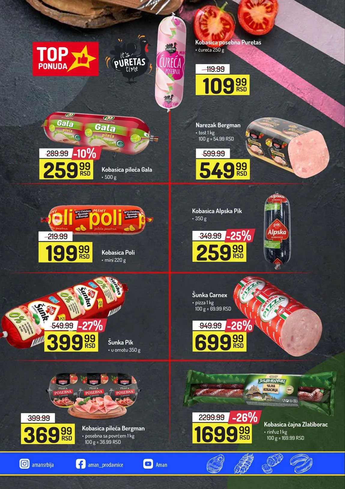 Katalog Aman sniženje