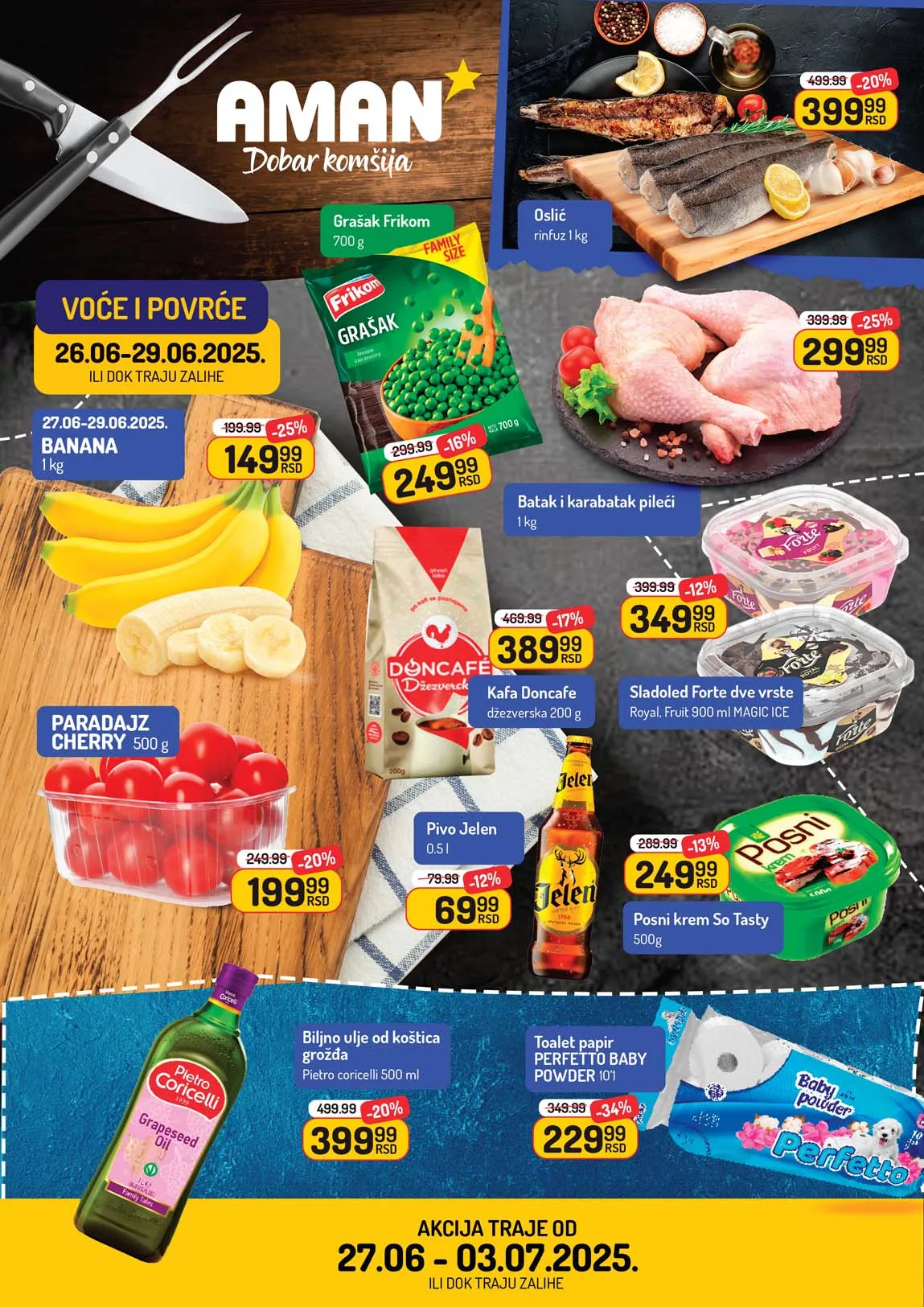 AMAN Nedeljna Akcija Katalog sniženja do 03.07.2025