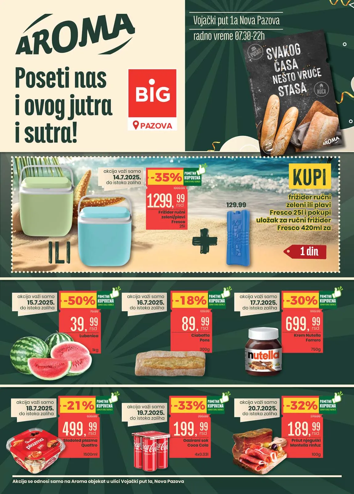 AROMA Vikend akcija sniženo