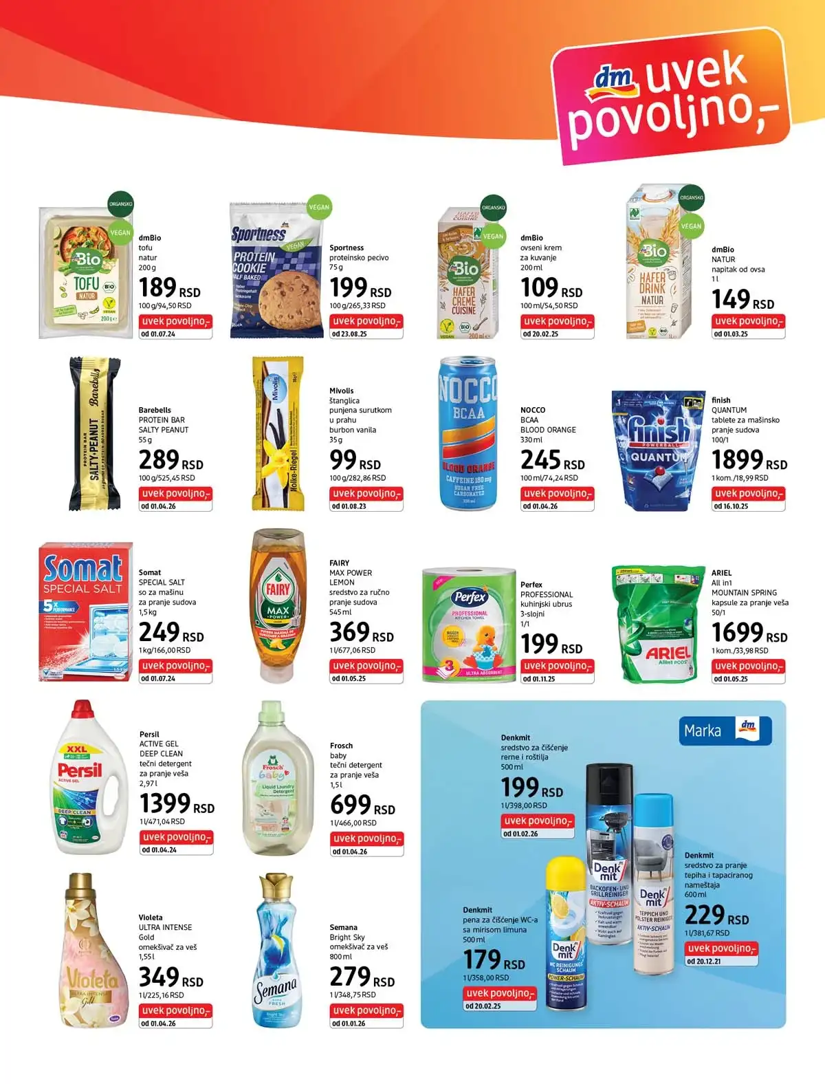 DM akcija – kozmetika i proizvodi za negu tela na sniženju