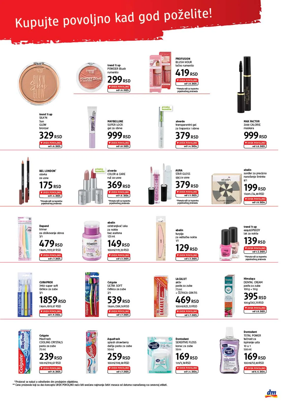 katalozi dm drogeriemarkt sniženja