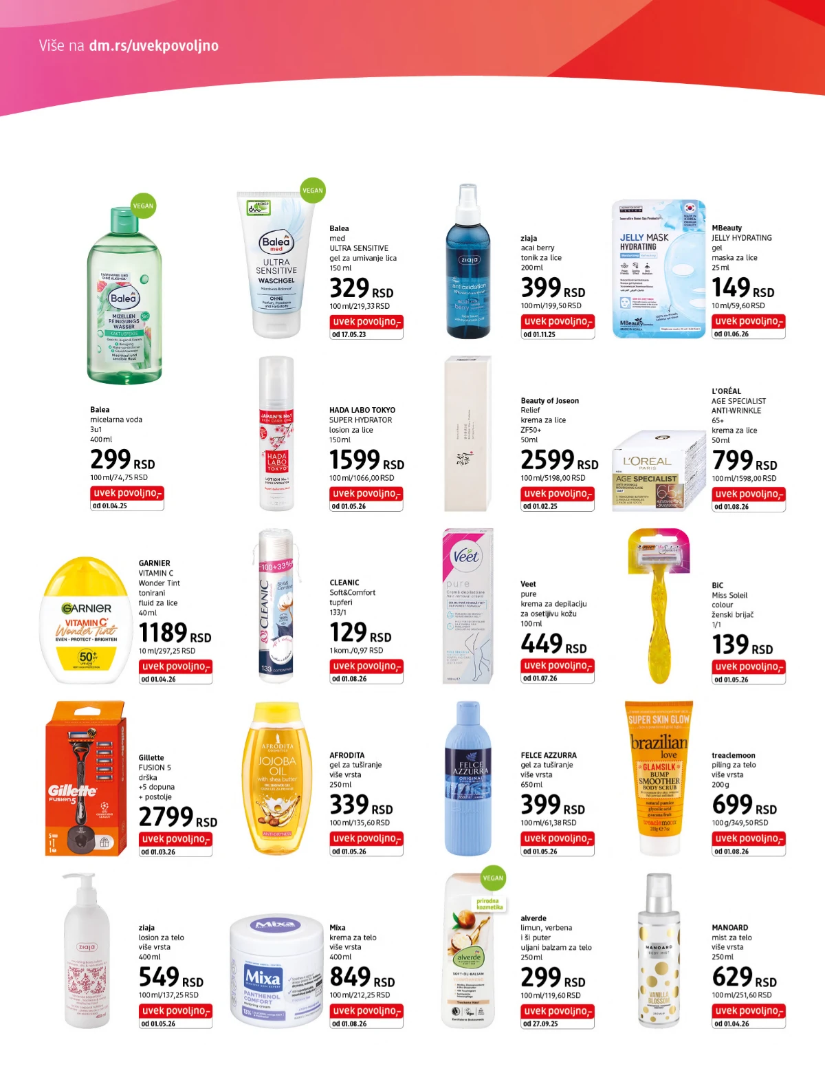 dm express katalog avgust 2026 – proizvodi i uvek povoljne cene na strani 4