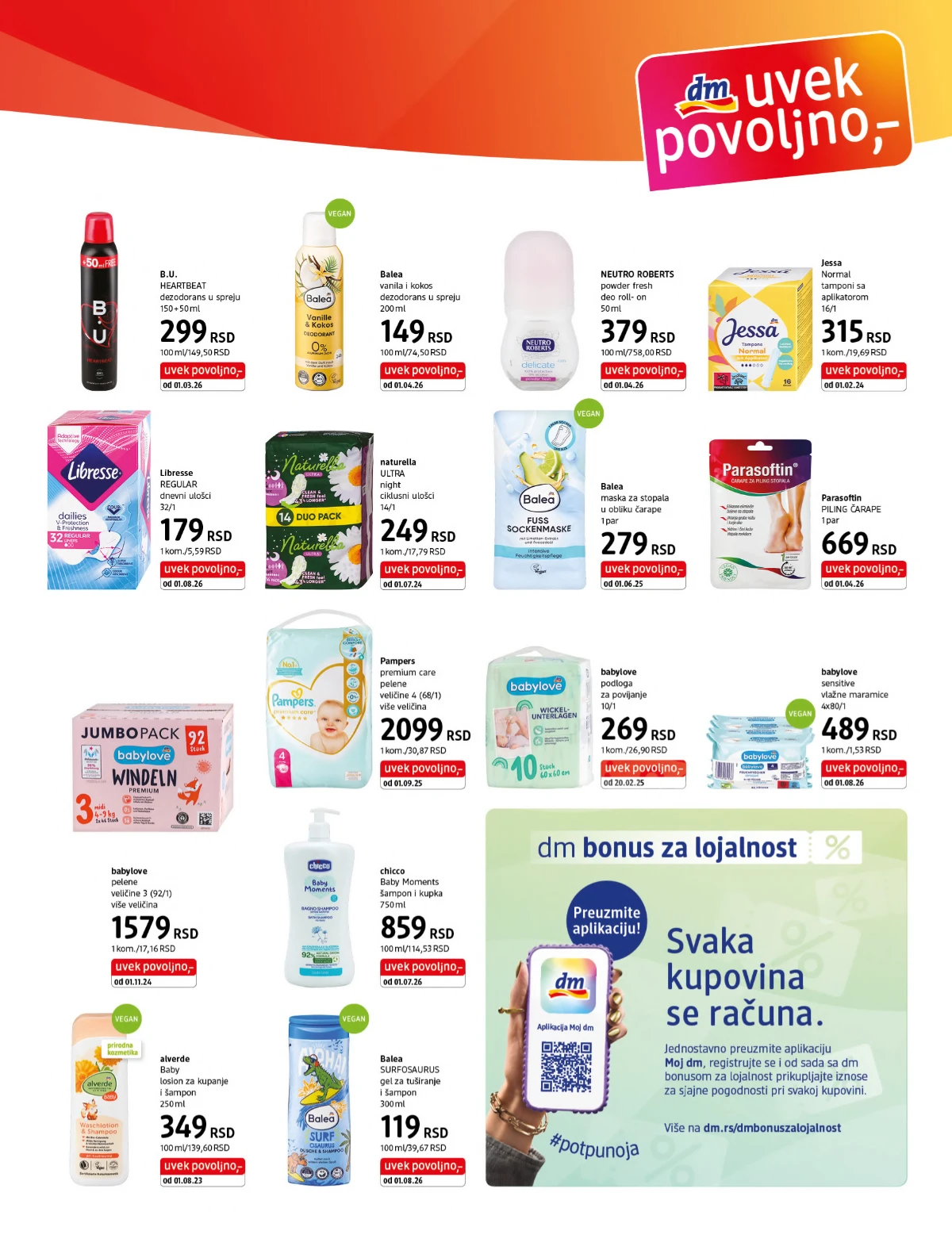 dm express katalog avgust 2026 – proizvodi i uvek povoljne cene na strani 5